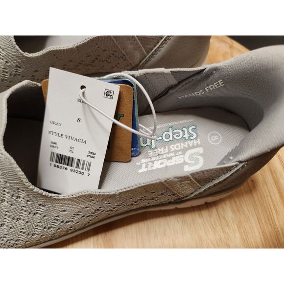 S Sport by Skechers Step-Ins – Women’s Size 8, Gray, Memory Foam - Picture 4 of 10